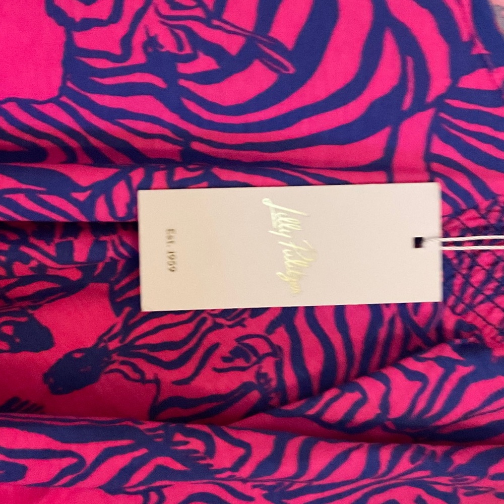 Lilly Pulitzer Pink and Blue Mini Dress - Picture 3 of 3